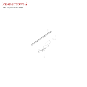 For GWM POER Left Rear Door Inner Weatherstrip Assembly 6202170XPW04A