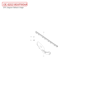 For GWM POER Right Rear Door Inner Weatherstrip 6202180XPW04A