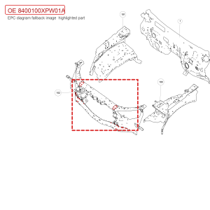 For GWM POER Radiator Support Frame Assembly 8400100XPW01A