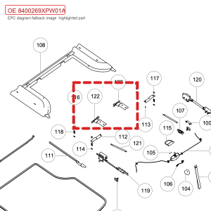 สำหรับ GWM POER Passenger Pickup อะไหล่เปลี่ยนบูช 8400269XPW01A