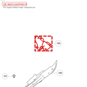 สำหรับ GWM POER ชุดประกอบขั้วต่อด้านซ้ายของแถบปิดผนึกห้องเครื่อง 8403124XPW01A