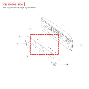 Para Grampos de Expansão GWM POER 8503021 P00