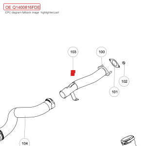For GWM POER Hexagon Head Bolt and Flat Washer Assembly Tank Q1400816FDE