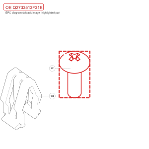 สกรูเกลียวตัวเองสำหรับ GWM POER รุ่น CC1033QS62C หมายเลข OE Q2733513F31E