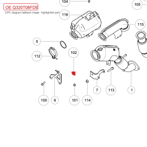 For GWM POER Hexagon Flange Nut Q320T08FDE