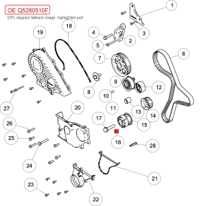 For GWM POER Elastic Cylindrical Pin Engine System Q5280510F