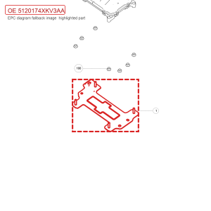 Suporte para unidade de controle do veículo GWM Tank 500 - 5120174XKV3AA