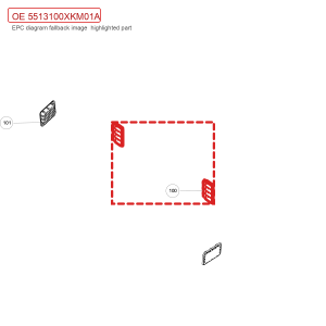 For GWM Tank 500 Cockpit Air Vent Assembly 5513100XKM01A