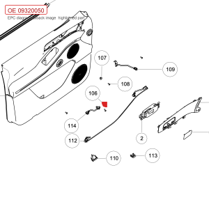 For GWM Tank 700 Plastic Nut Hi4 T Door System 09320050