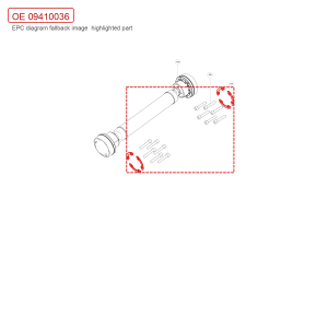 For GWM Tank 700 Hi4 T Drive Shaft Mounting Gasket 09410036