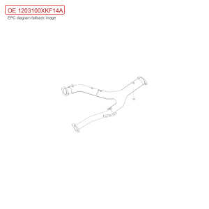 Para GWM Tank 700 Hi4-T - Conjunto do tubo frontal do escapamento 1203100XKF14A