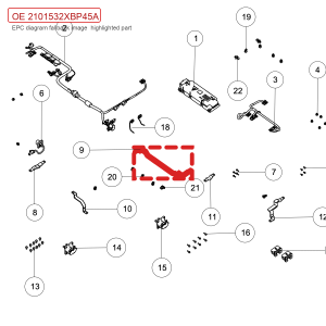 Para o sistema de bateria elétrica do GWM Tank 700 400 Hi4-T - Barra coletora 2101532XBP45A