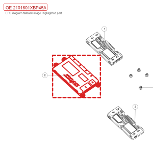 Para placa de controle principal GWM Tank 700 Hi4-T, código 2101601XBP45A