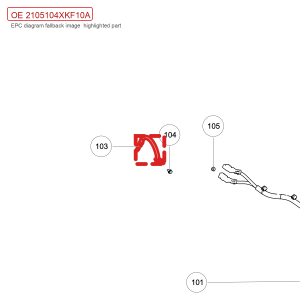 For GWM Tank 700 Hi4 T Drive Motor Equipotential Wire Harness Assembly 2105104XKF10A