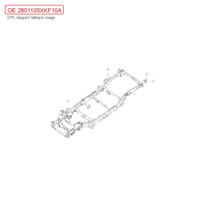 For GWM Tank 700 Hi4 T Frame Welding Assembly 2801105XKF10A