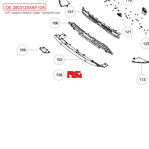 สำหรับ GWM Tank 700 Hi4 T ฝาครอบตะขอพ่วงหน้า 2803125XKF10A