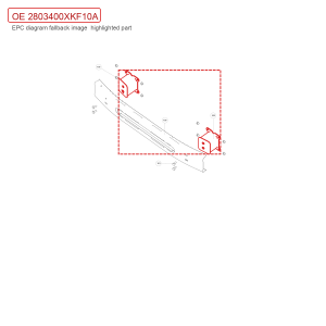 For GWM Tank 700 Hi4 T Front Collision Beam Left Energy Absorption Box Assembly 2803400XKF10A
