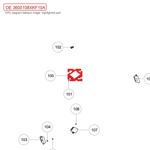 لتجميع شاحن لاسلكي GWM Tank 700 Hi4-T، رقم 3600108XKF10A