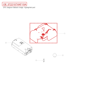 For GWM Tank 700 Hi4 T Fuse Box Upper Cover 3722107XKF10A