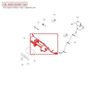 Para GWM Tank 700 Hi4-T: guincho 4500100XKF10A