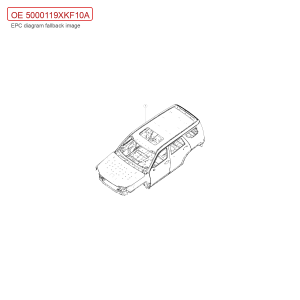 For GWM Tank 700 Hi4 T Body in White Assembly 5000119XKF10A