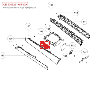 For GWM Tank 700 Hi4 T Gear Shifter Bracket 5305231XKF10A