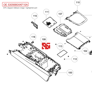 For GWM Tank 700 Hi4 T Gear Shifter Trim Assembly 5305680XKF10A