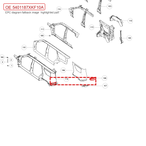 لتركيب مصباح الذيل الأيسر لسيارة GWM Tank 700 Hi4-T، رقم القطعة 5401187XKF10A