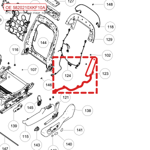 For GWM Tank 700 Hi4 T Front Left Seat Airbag Assembly 5820210XKF10A