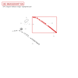 مجموعة وسادة هوائية جانبية للستائر على الجهة اليمنى لسيارة GWM Tank 700 Hi4-T، رقم 5820320XKF10A
