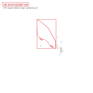 For GWM Tank 700 Hi4 T Right Front Door Glass Assembly 6103102XKF10A