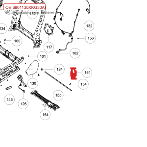 For GWM Tank 700 Hi4 T Seat Recliner Motor Assembly 6801130XKG30A