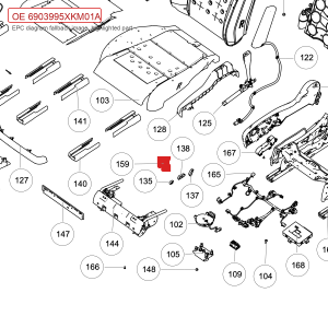 For GWM Tank 700 Hi4 T Front Passenger Seat Backrest Massage and Lumbar Support Controller 6903995XKM01A