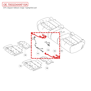 For GWM Tank 700 Hi4 T Occupant Sensor Assembly 7003234XKF10A