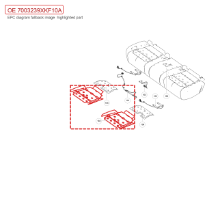 For GWM Tank 700 Hi4 T Seat Cushion Heating Pad Assembly 7003239XKF10A