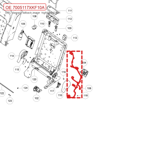 For GWM Tank 700 Rear Seat Heating Wiring Harness Assembly Hi4 T 7005117XKF10A