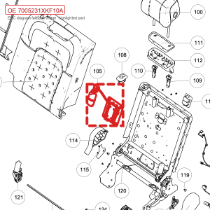 For GWM Tank 700 Hi4 T Rear Seat Backrest Massage Valve Pump Assembly 7005231XKF10A