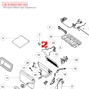 For GWM Tank 700 Hi4 T Mode Control Panel Assembly 8100527XKF10A