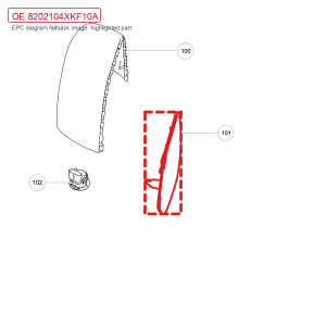 For GWM Tank 700 Hi4 T Left Mirror Glass Support Plate Assembly 8202104XKF10A