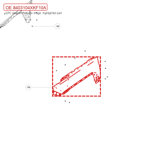 For GWM Tank 700 Hi4 T Left Fender Assembly 8403104XKF10A
