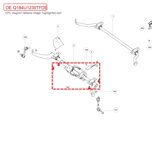 For GWM Tank 700 Hi4 T Hexagon Flange Bolt Q184U1230TFDE