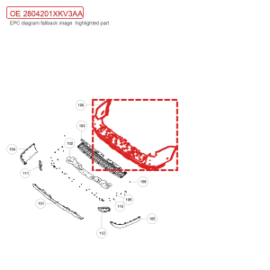 For GWM Tank 500 Rear Bumper 2804201XKV3AA