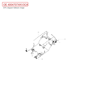 For GWM Tank 500 Cabin Wiring Harness Assembly 4004707XKV3CA