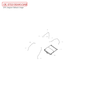 For GWM Tank 500 Sunroof Front Drain Pipe Assembly 5703150XKV3AB