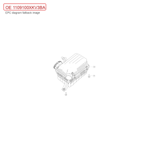 Para o GWM Tank 500 - Conjunto de filtro de ar 1109100XKV3BA