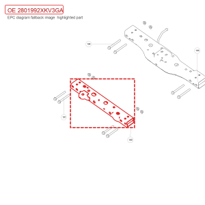 For GWM Tank 500 Third Crossmember Sub Assembly 2801992XKV3GA