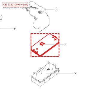 For GWM Tank 500 Fuse Box Upper Cover 3722109XKV3AA