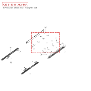 For GWM Tank 500 Side Trim Hole Cover 5150111XKV3AA