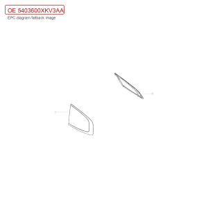 For GWM Tank 500 Right Side Quarter Window Glass Assembly 5403600XKV3AA