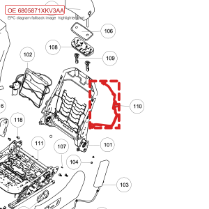 For GWM Tank 500 Driver Seat Backrest Wiring Harness Assembly 6805871XKV3AA